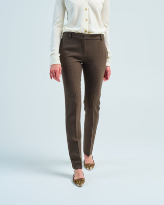 low waist slim trousers