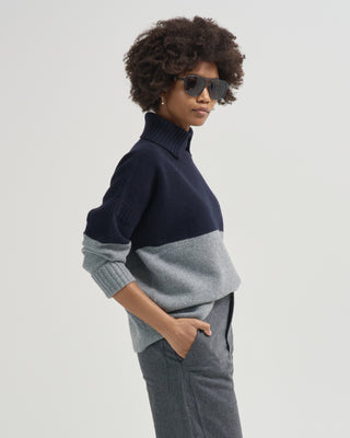 lulu bi color sweater