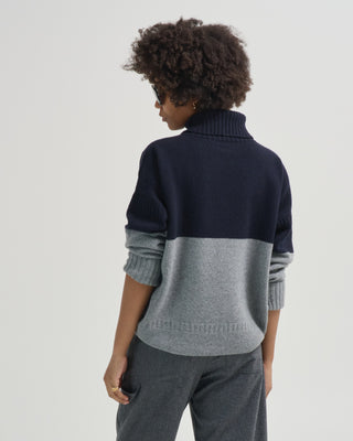 lulu bi color sweater