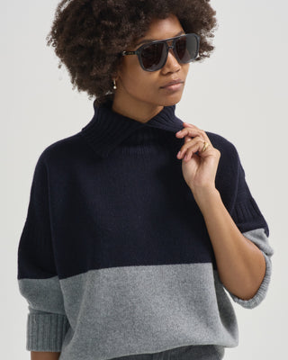 lulu bi color sweater