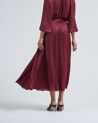 lulu pleated long skirt