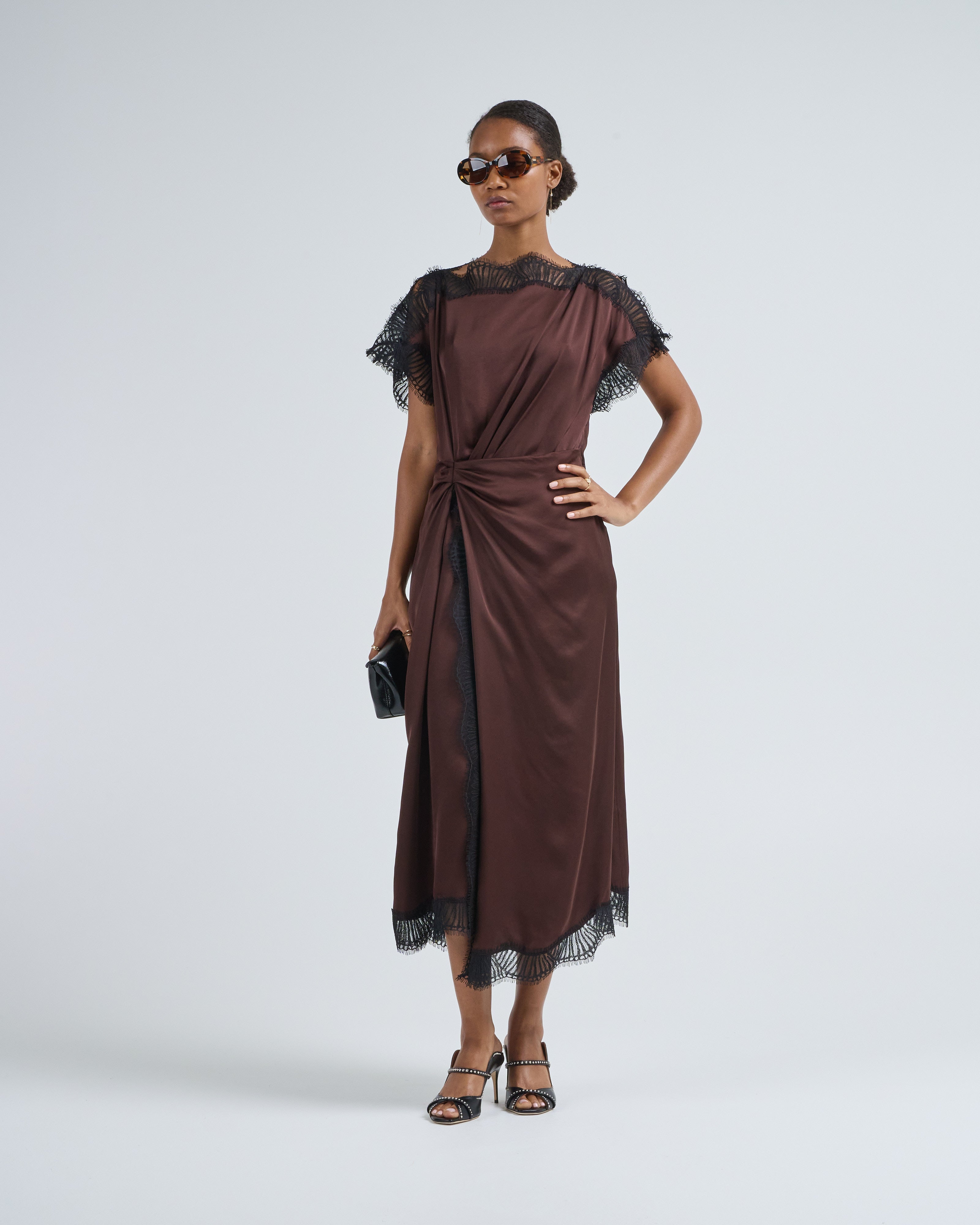 A.L.C. Luna Dress Cocoa/Black A.L.C. Luna Dress Cocoa/Black