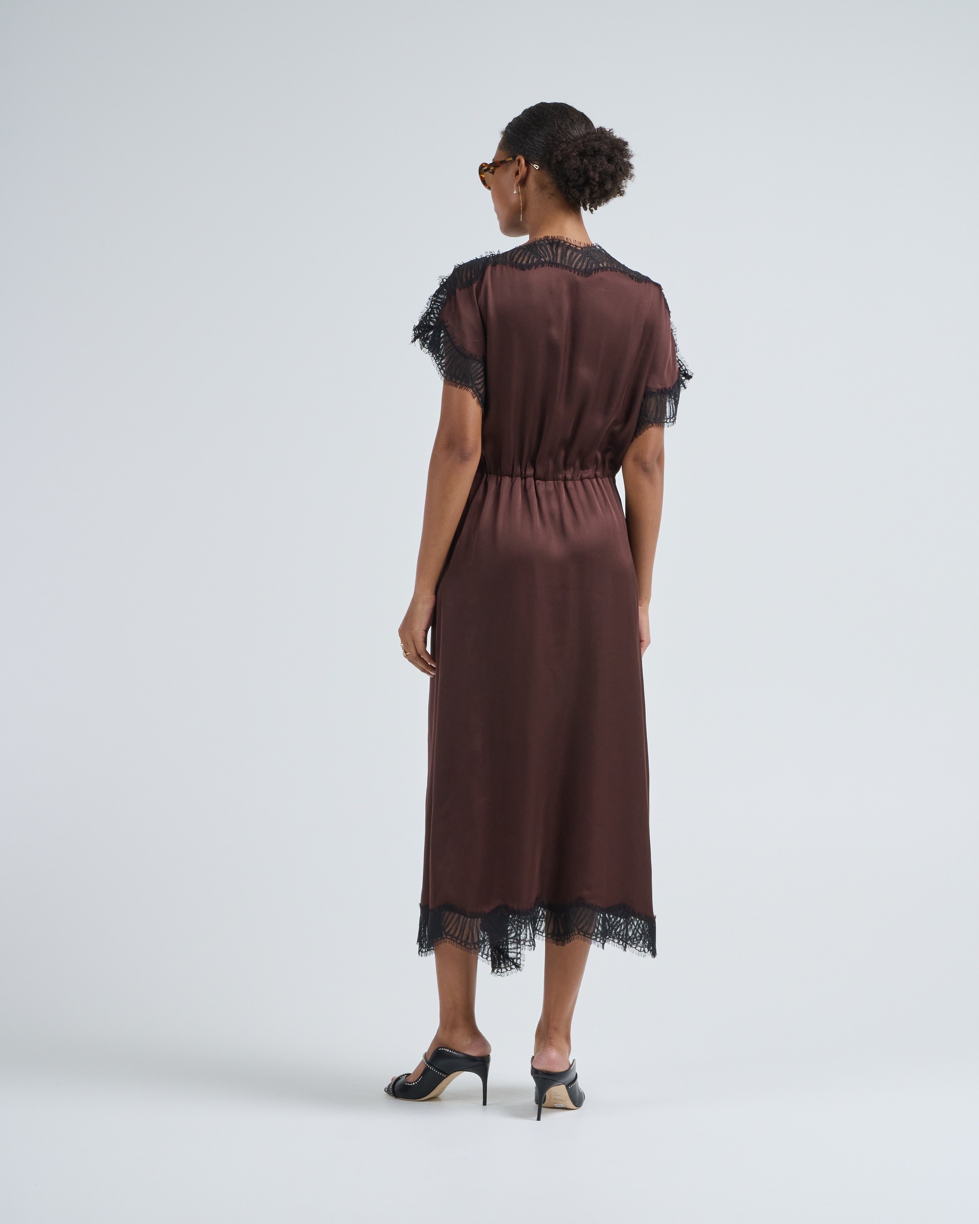 A.L.C. Luna Dress Cocoa/Black A.L.C. Luna Dress Cocoa/Black