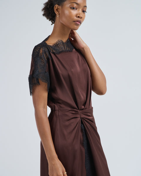 A.L.C. Luna Dress Cocoa/Black A.L.C. Luna Dress Cocoa/Black