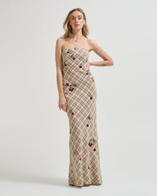 luna dress embroidered