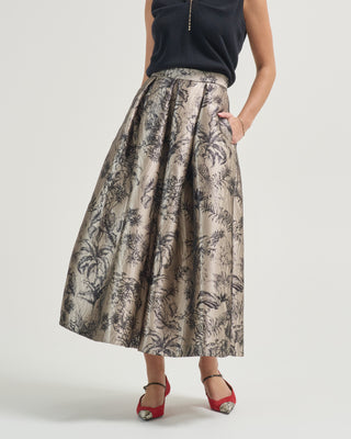luna moire parrot medium skirt