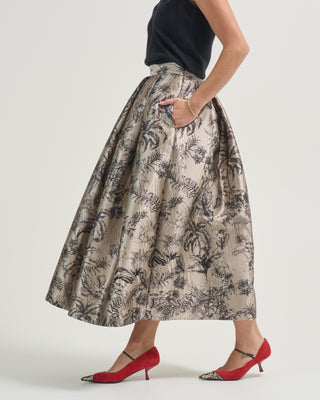 luna moire parrot medium skirt