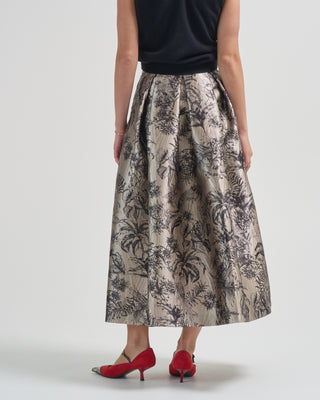 luna moire parrot medium skirt