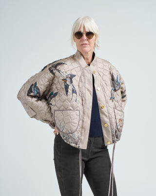 lunar leopard reversible bomber jacket