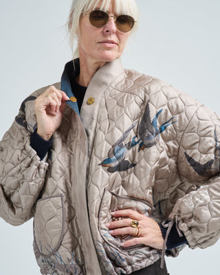lunar leopard reversible bomber jacket