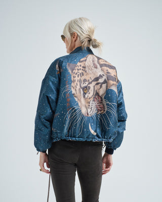 lunar leopard reversible bomber jacket