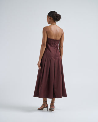 maeve pleated dress