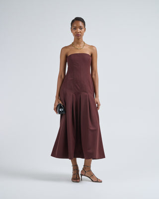 maeve pleated dress