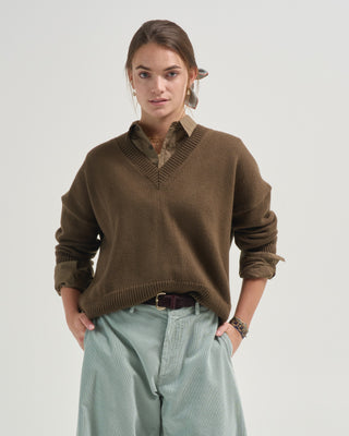 maglia v sweater