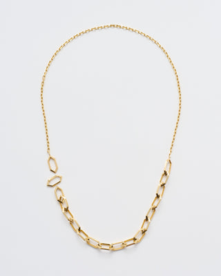 makhaira chain bracelet w/ solid clip link