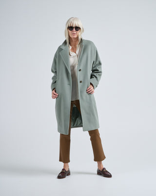 manteco wool sb coat w/ detachable bib