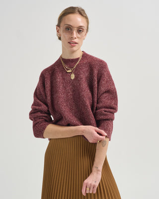 margot speckled wool alpaca sweater