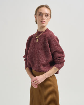 margot speckled wool alpaca sweater