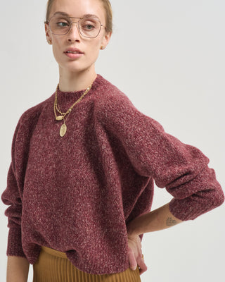 margot speckled wool alpaca sweater