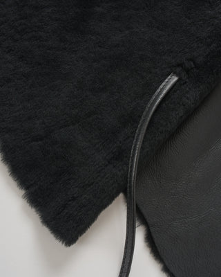 merino shearling shawl scarf