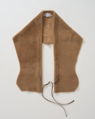 merino shearling shawl scarf