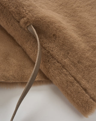 merino shearling shawl scarf