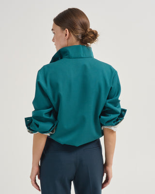 marius wool gabardine tunic