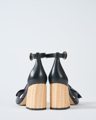 maxi clarita flare raffia 75 heel