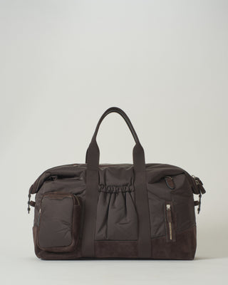 maxi inflight bag in regenerated nylon with calf