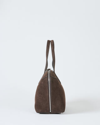 medium suede day tote