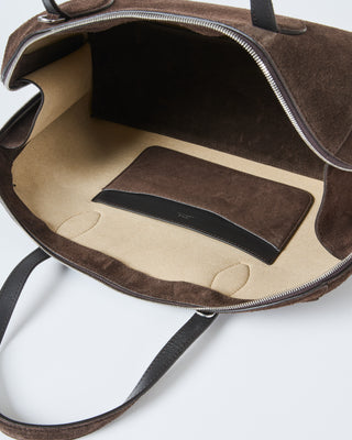 medium suede day tote