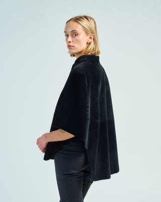 merino cape jacket