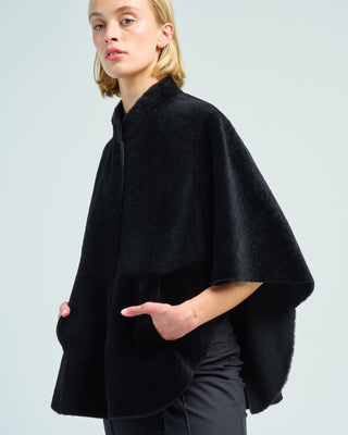 merino cape jacket