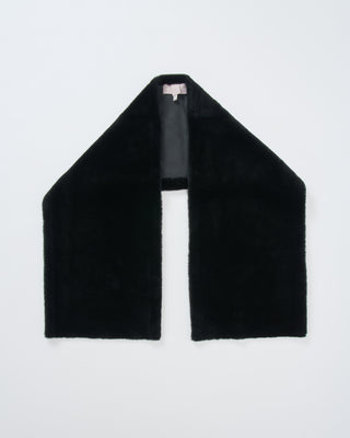 merino shearling belt scarf
