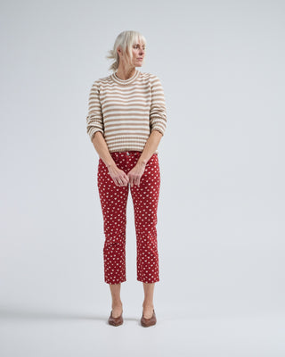 micha stripe cotton sweater