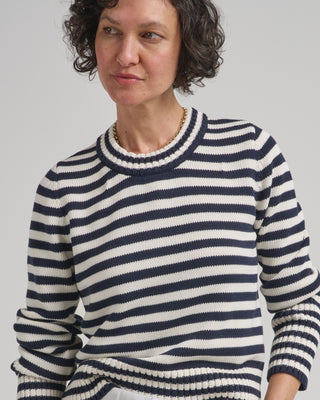 micha stripe cotton sweater