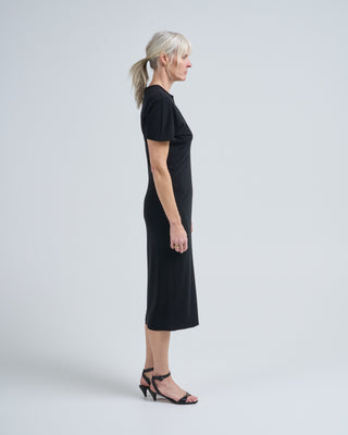micro jersey trapez dress