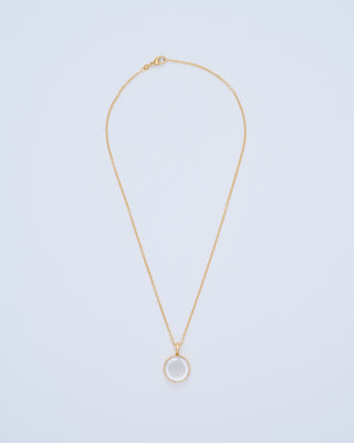 midi round rolo locket necklace set