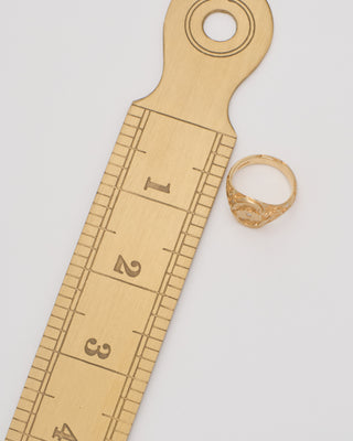 mini carp signet ring