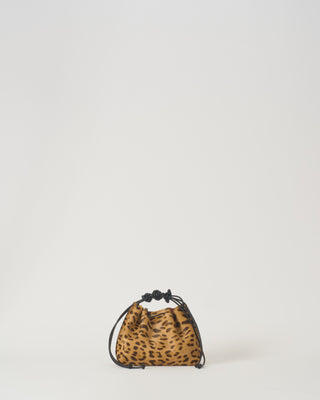 mini drawstring hair on calf
