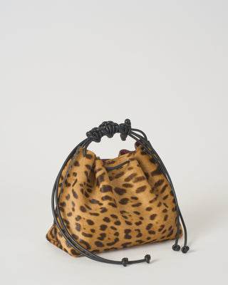 mini drawstring hair on calf