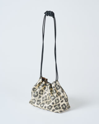 mini drawstring leather