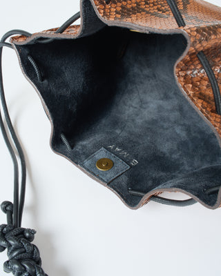 mini drawstring python