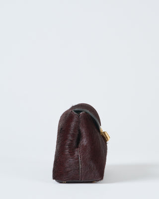 mini t-lock pony hair clutch