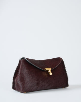 mini t-lock pony hair clutch