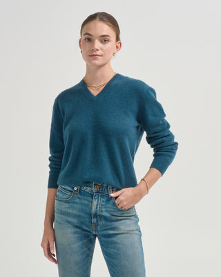 mini v neck sweater