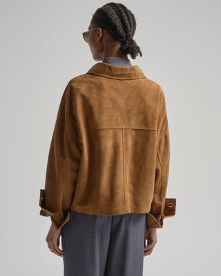 miri lamb suede jacket