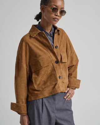 miri lamb suede jacket