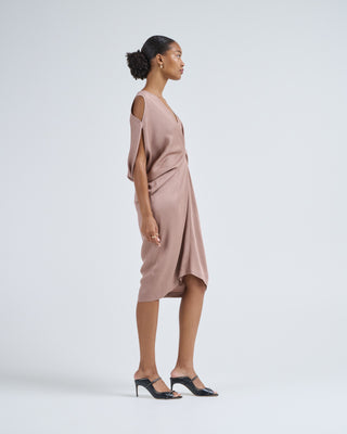 Zero Maria Cornejo Miu Dress Latte Zero Maria Cornejo Miu Dress Latte