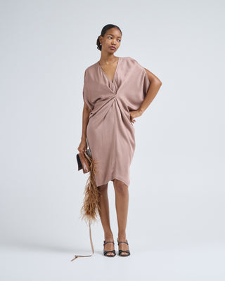 miu miu cut out dress Miu Miu Natte Front Cut Out Midi Dress in Nero